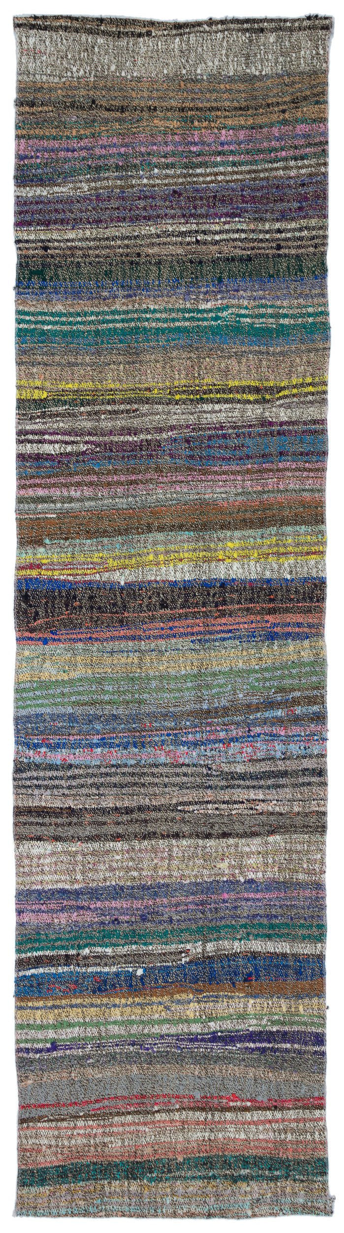 Chaput Over Dyed Kilim Rug 2&#39;11&#39;&#39; x 10&#39;12&#39;&#39; ft 90 x 335 cm