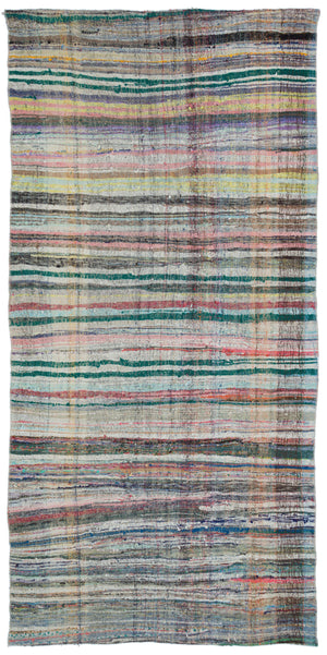 Chaput Over Dyed Kilim Rug 5'1'' x 10'6'' ft 154 x 320 cm