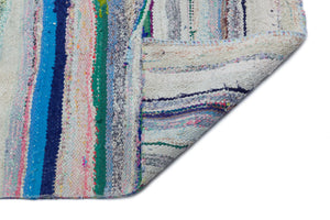 Chaput Over Dyed Kilim Rug 4'2'' x 10'8'' ft 126 x 325 cm