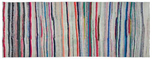 Chaput Over Dyed Kilim Rug 4'2'' x 10'8'' ft 126 x 325 cm