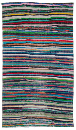 Chaput Over Dyed Kilim Rug 4'10'' x 8'5'' ft 148 x 256 cm