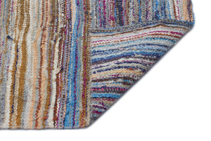 Chaput Over Dyed Kilim Rug 4'4'' x 12'8'' ft 133 x 387 cm