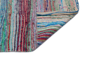 Chaput Over Dyed Kilim Rug 3'5'' x 10'11'' ft 104 x 334 cm