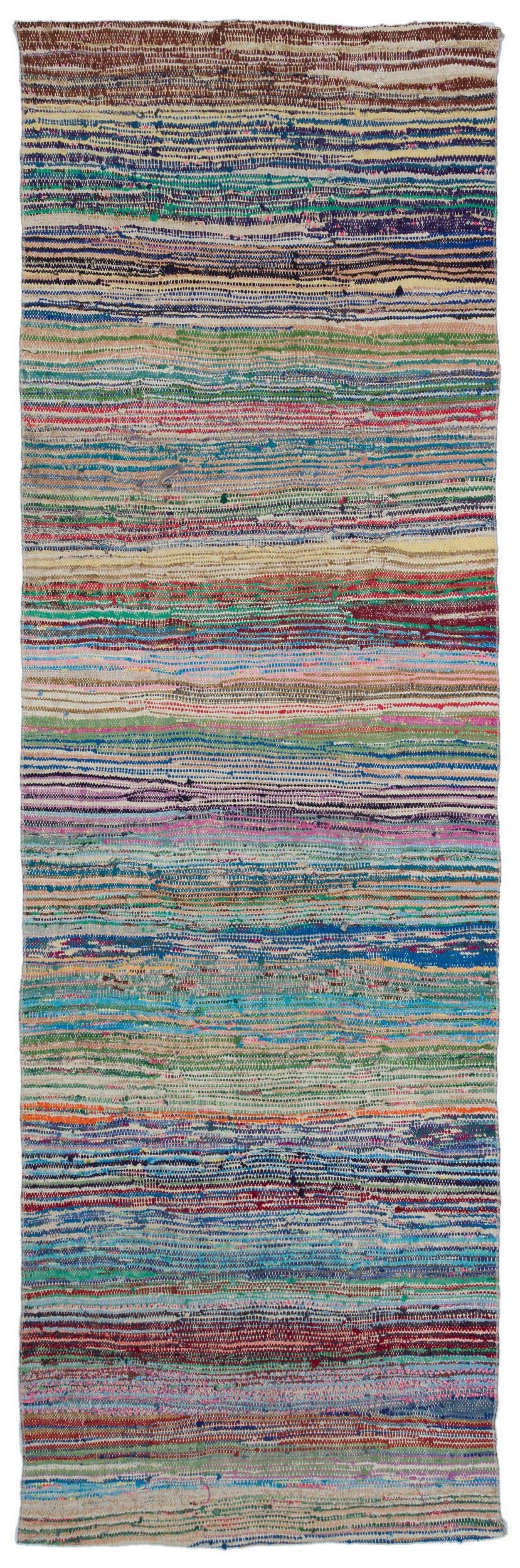 Chaput Over Dyed Kilim Rug 3&#39;5&#39;&#39; x 10&#39;11&#39;&#39; ft 104 x 334 cm