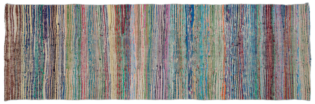 Chaput Over Dyed Kilim Rug 3&#39;5&#39;&#39; x 10&#39;11&#39;&#39; ft 104 x 334 cm