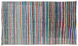 Chaput Over Dyed Kilim Rug 4'11'' x 8'5'' ft 150 x 257 cm