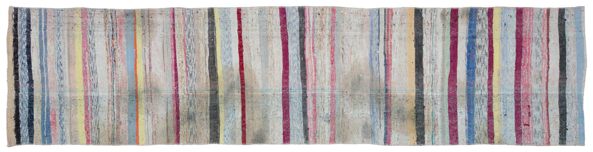 Chaput Over Dyed Kilim Rug 2&#39;9&#39;&#39; x 11&#39;3&#39;&#39; ft 85 x 344 cm