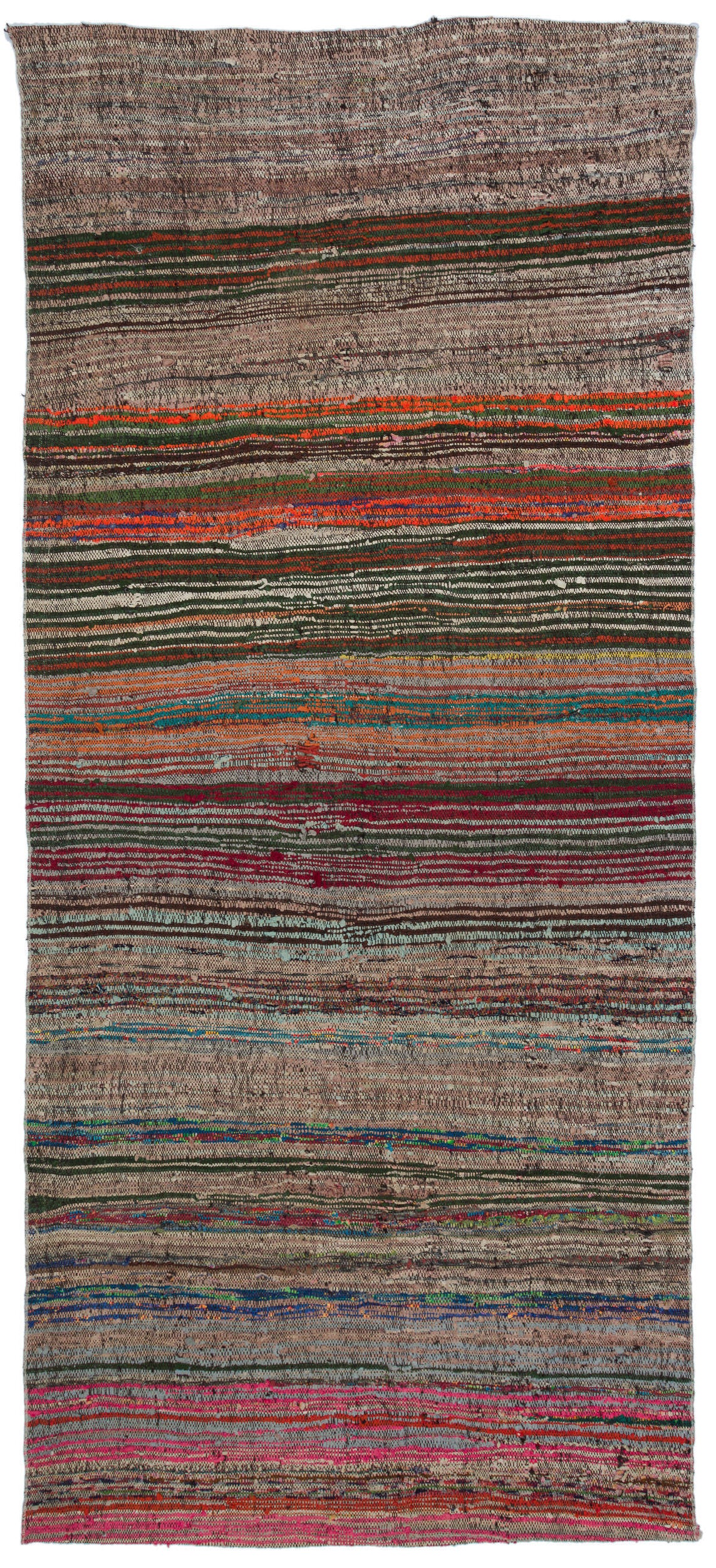 Chaput Over Dyed Kilim Rug 4&#39;8&#39;&#39; x 10&#39;6&#39;&#39; ft 142 x 320 cm