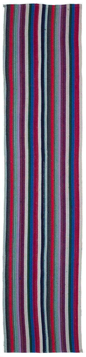 Chaput Over Dyed Kilim Rug 2'8'' x 12'2'' ft 82 x 371 cm