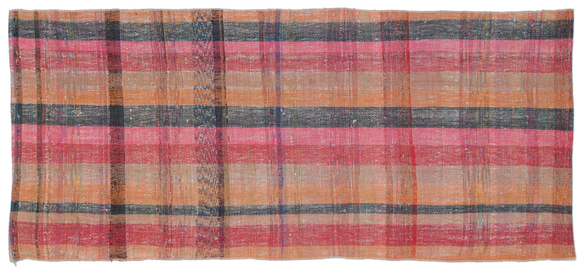 Chaput Over Dyed Kilim Rug 3&#39;3&#39;&#39; x 7&#39;6&#39;&#39; ft 100 x 228 cm