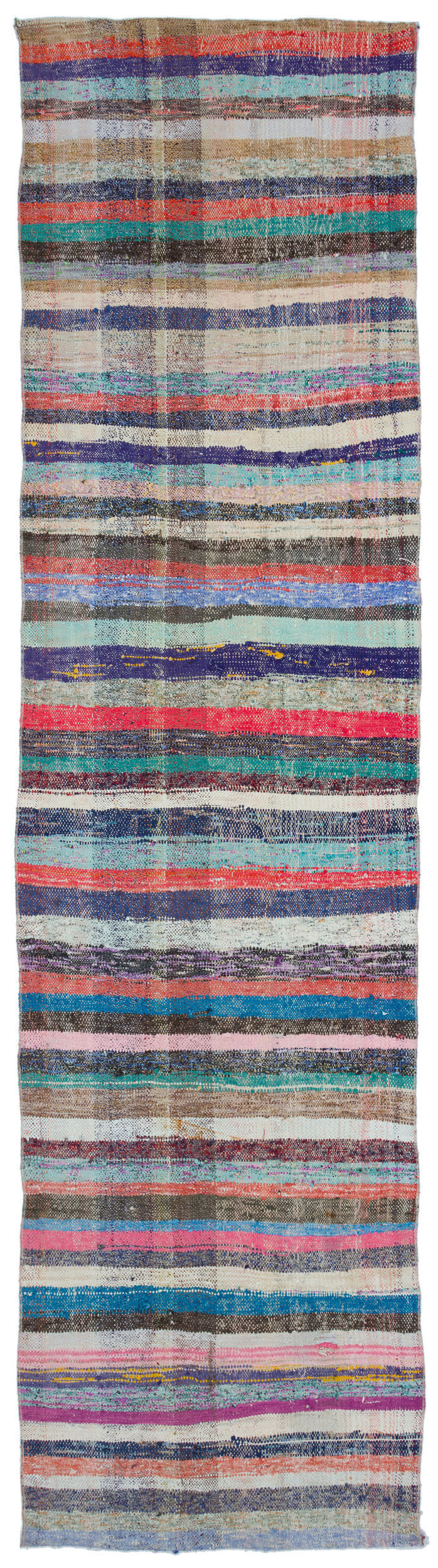 Chaput Over Dyed Kilim Rug 3&#39;3&#39;&#39; x 12&#39;9&#39;&#39; ft 99 x 388 cm