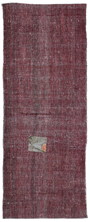 Chaput Over Dyed Kilim Rug 2'9'' x 6'11'' ft 84 x 211 cm