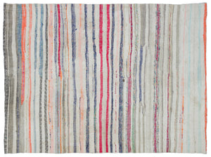 Chaput Over Dyed Kilim Rug 6'8'' x 8'10'' ft 202 x 270 cm