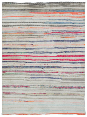 Chaput Over Dyed Kilim Rug 6'8'' x 8'10'' ft 202 x 270 cm