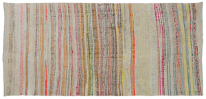 Chaput Over Dyed Kilim Rug 4'8'' x 9'10'' ft 142 x 300 cm