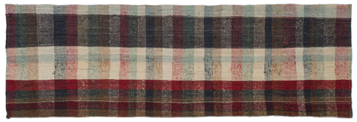 Chaput Over Dyed Kilim Rug 3&#39;3&#39;&#39; x 9&#39;8&#39;&#39; ft 100 x 295 cm