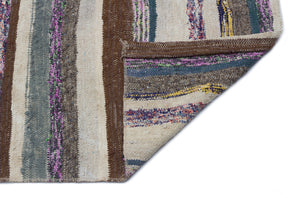 Chaput Over Dyed Kilim Rug 3'7'' x 9'10'' ft 108 x 300 cm