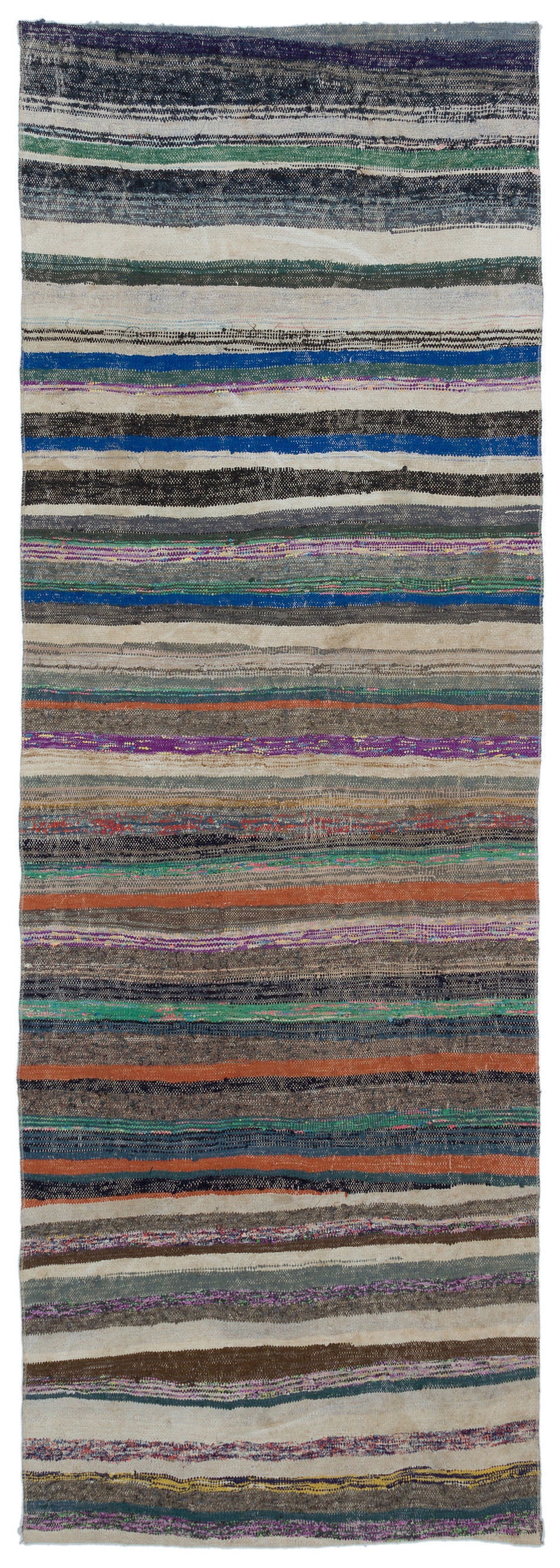 Chaput Over Dyed Kilim Rug 3&#39;7&#39;&#39; x 9&#39;10&#39;&#39; ft 108 x 300 cm