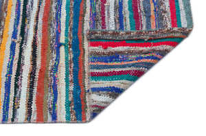 Chaput Over Dyed Kilim Rug 3'2'' x 9'1'' ft 96 x 276 cm