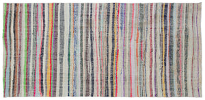 Chaput Over Dyed Kilim Rug 5'4'' x 10'10'' ft 162 x 330 cm