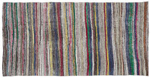 Chaput Over Dyed Kilim Rug 4'9'' x 9'5'' ft 146 x 286 cm