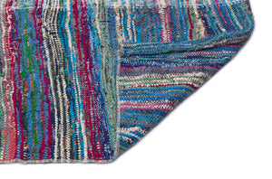 Chaput Over Dyed Kilim Rug 4'1'' x 10'7'' ft 125 x 322 cm
