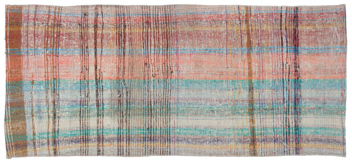 Chaput Over Dyed Kilim Rug 3&#39;1&#39;&#39; x 7&#39;1&#39;&#39; ft 95 x 215 cm