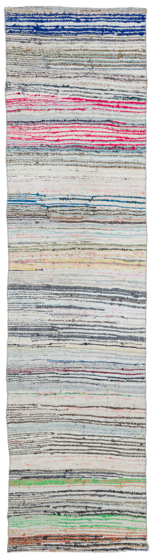 Chaput Over Dyed Kilim Rug 2'6'' x 9'10'' ft 77 x 300 cm