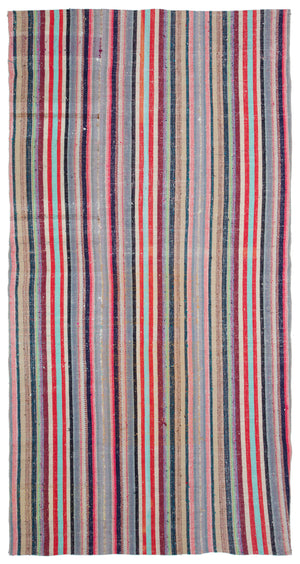 Chaput Over Dyed Kilim Rug 5'6'' x 10'8'' ft 168 x 325 cm
