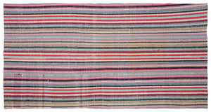 Chaput Over Dyed Kilim Rug 5'6'' x 10'8'' ft 168 x 325 cm