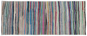 Chaput Over Dyed Kilim Rug 4'2'' x 10'0'' ft 127 x 305 cm
