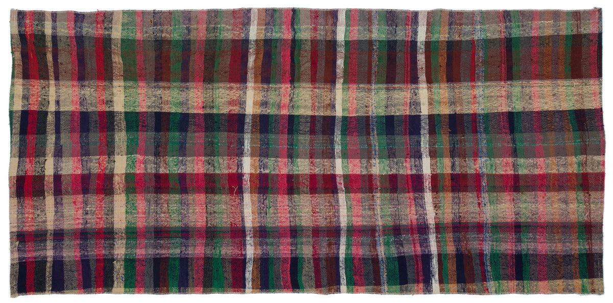 Chaput Over Dyed Kilim Rug 4&#39;5&#39;&#39; x 9&#39;3&#39;&#39; ft 134 x 283 cm