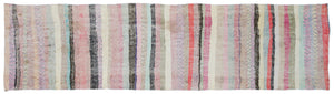 Chaput Over Dyed Kilim Rug 3'1'' x 10'10'' ft 93 x 330 cm