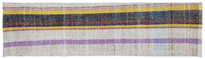 Chaput Over Dyed Kilim Rug 2'7'' x 9'6'' ft 80 x 290 cm