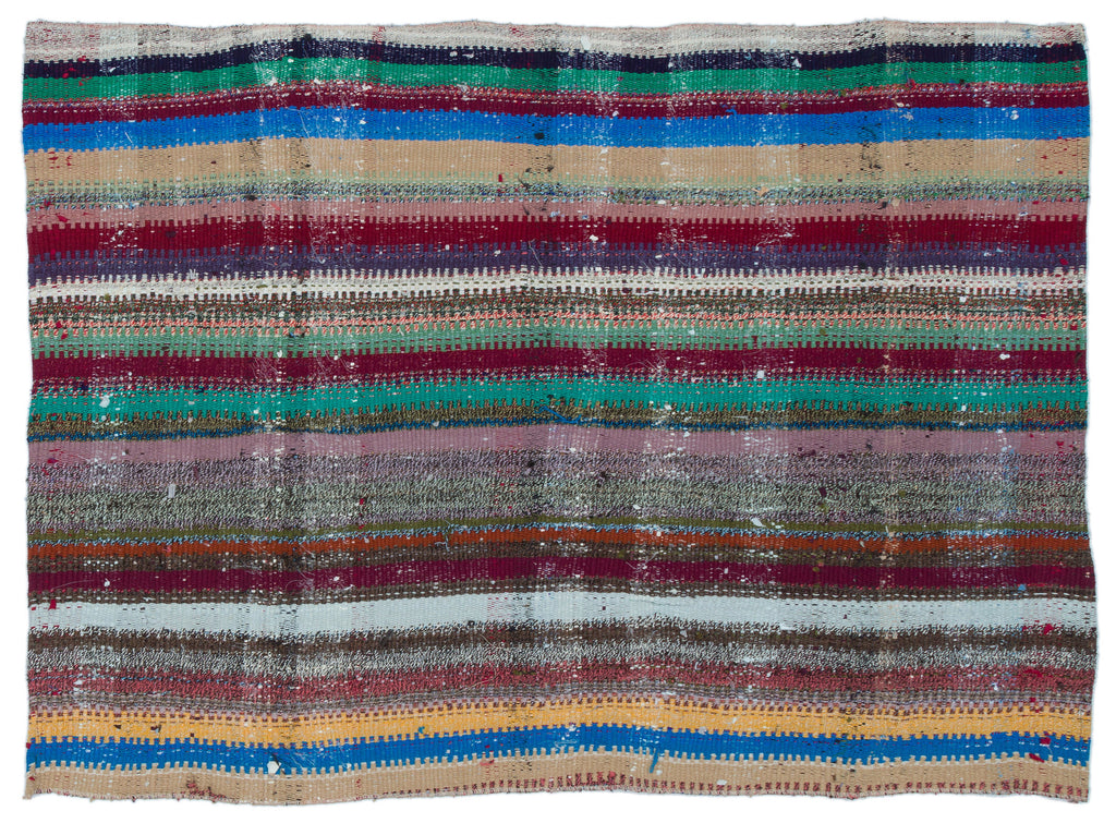Chaput Over Dyed Kilim Rug 3'3'' x 4'6'' ft 100 x 136 cm