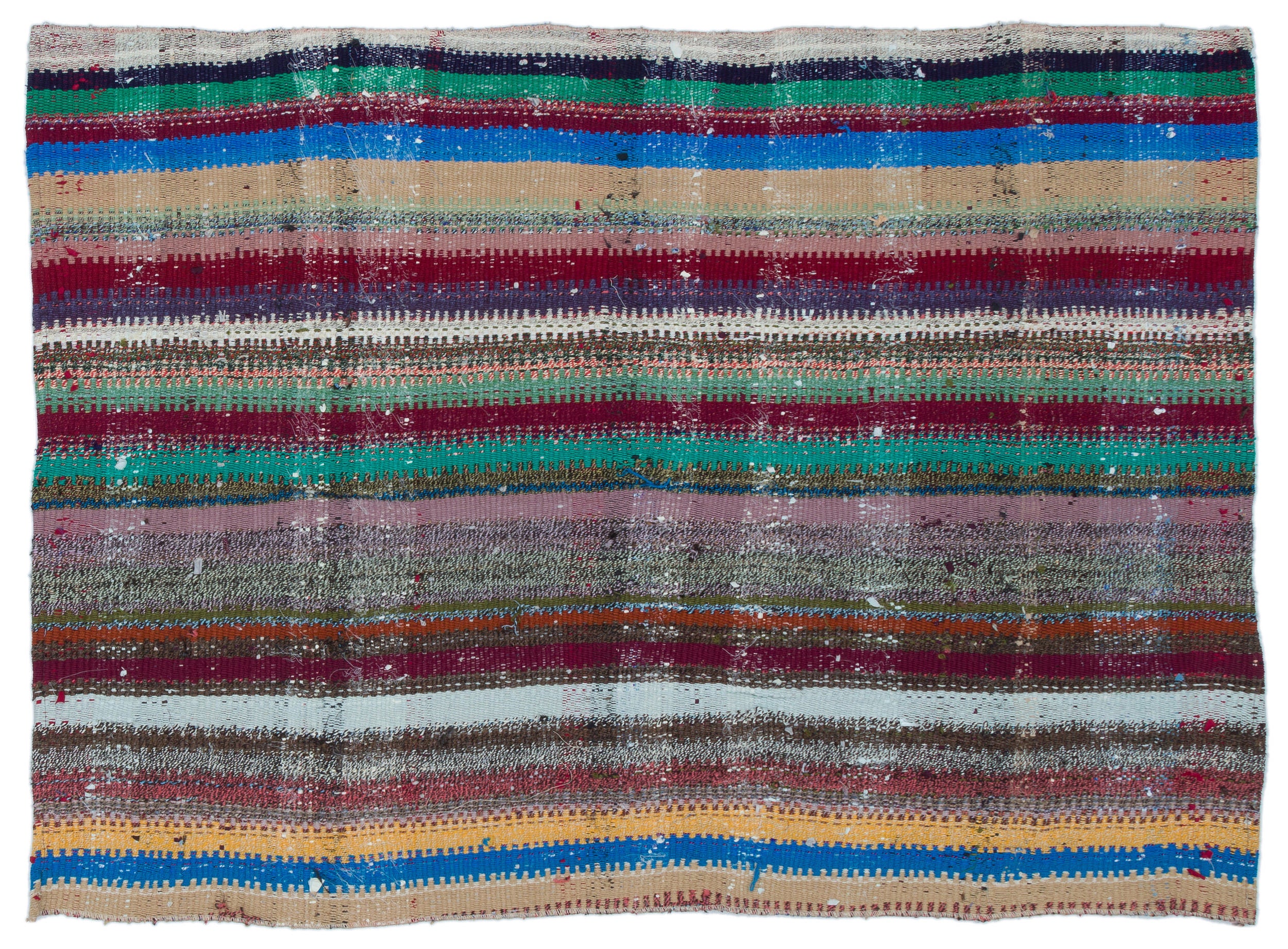 Chaput Over Dyed Kilim Rug 3'3'' x 4'6'' ft 100 x 136 cm