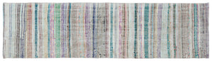 Chaput Over Dyed Kilim Rug 2'6'' x 9'6'' ft 76 x 290 cm