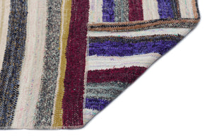 Chaput Over Dyed Kilim Rug 4'2'' x 10'2'' ft 127 x 311 cm