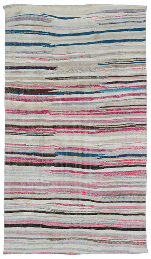 Chaput Over Dyed Kilim Rug 5'5'' x 9'4'' ft 165 x 285 cm