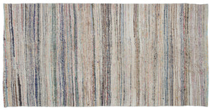 Chaput Over Dyed Kilim Rug 4'11'' x 9'11'' ft 150 x 302 cm