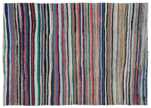 Chaput Over Dyed Kilim Rug 5'5'' x 7'8'' ft 165 x 234 cm