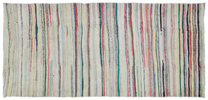 Chaput Over Dyed Kilim Rug 4'11'' x 10'4'' ft 150 x 315 cm