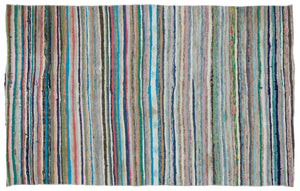 Chaput Over Dyed Kilim Rug 5'3'' x 8'2'' ft 160 x 250 cm