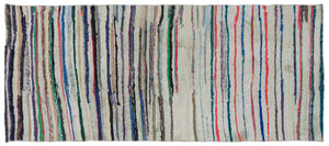 Chaput Over Dyed Kilim Rug 3'6'' x 8'3'' ft 107 x 252 cm