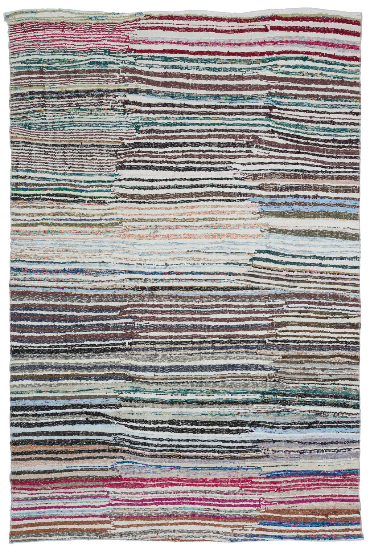 Chaput Over Dyed Kilim Rug 6&#39;4&#39;&#39; x 9&#39;10&#39;&#39; ft 193 x 300 cm