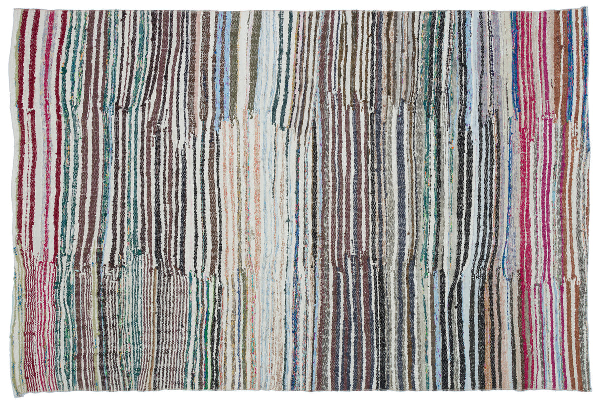 Chaput Over Dyed Kilim Rug 6&#39;4&#39;&#39; x 9&#39;10&#39;&#39; ft 193 x 300 cm
