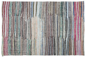 Chaput Over Dyed Kilim Rug 6'4'' x 9'10'' ft 193 x 300 cm