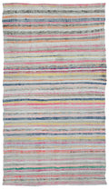 Chaput Over Dyed Kilim Rug 4'5'' x 7'9'' ft 135 x 237 cm