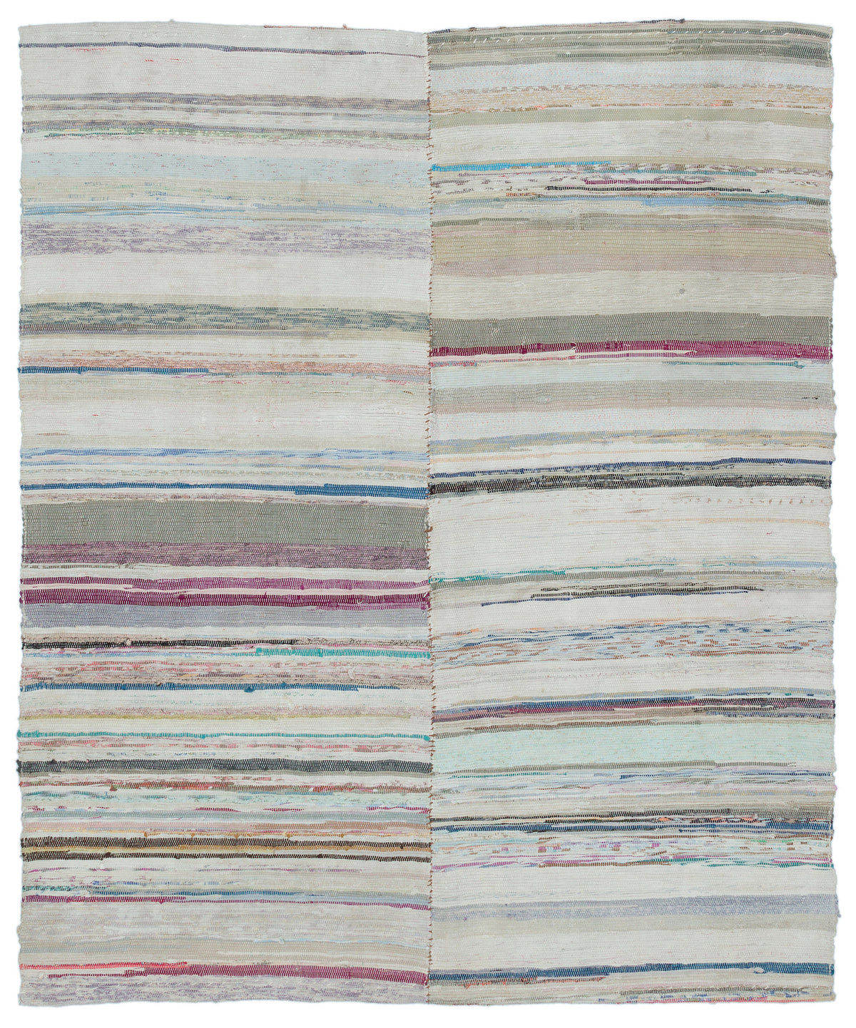 Chaput Over Dyed Kilim Rug 4&#39;5&#39;&#39; x 5&#39;5&#39;&#39; ft 135 x 165 cm