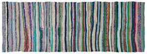 Chaput Over Dyed Kilim Rug 3'9'' x 10'6'' ft 115 x 320 cm